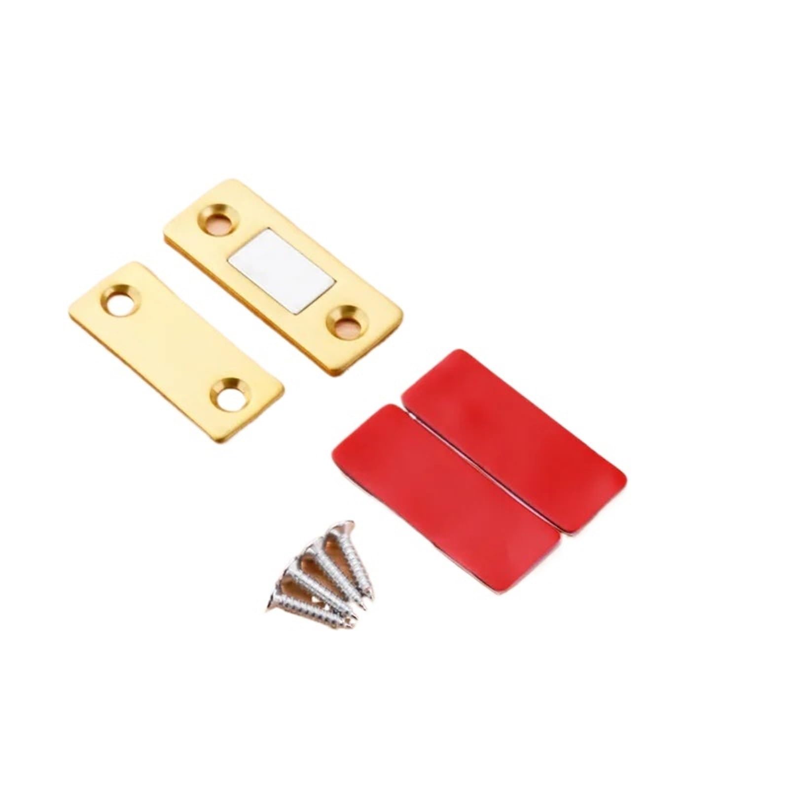Ppqiru Golden 10Pcs/Set Magnetic Cabinet Catches Magnet Door Stops For Cupboards