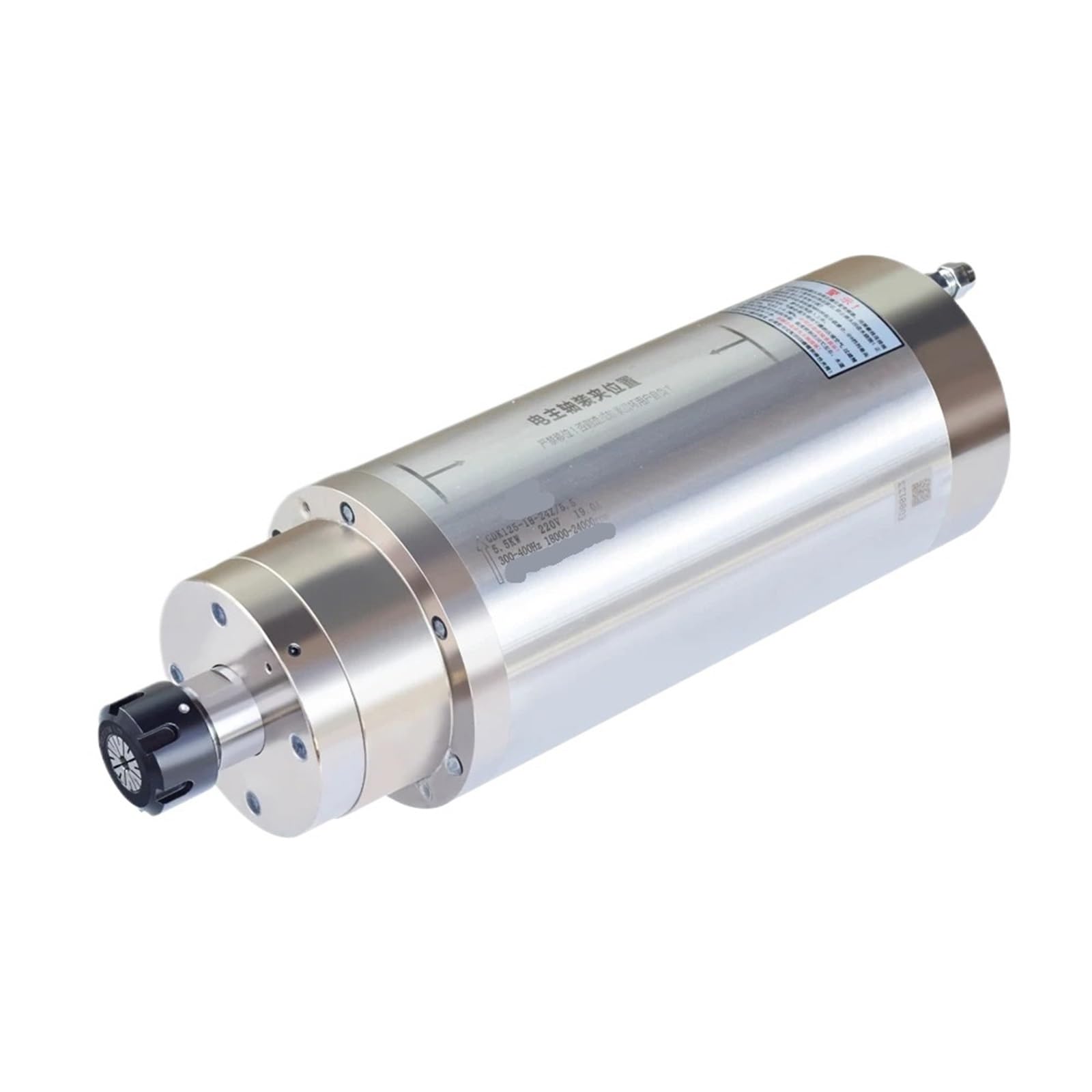 ANERTQUIH 5.5kw Motor 125mm 220V 380V ER25 Chuck Water-Cooled High for CNC Router Milling Machine Metal