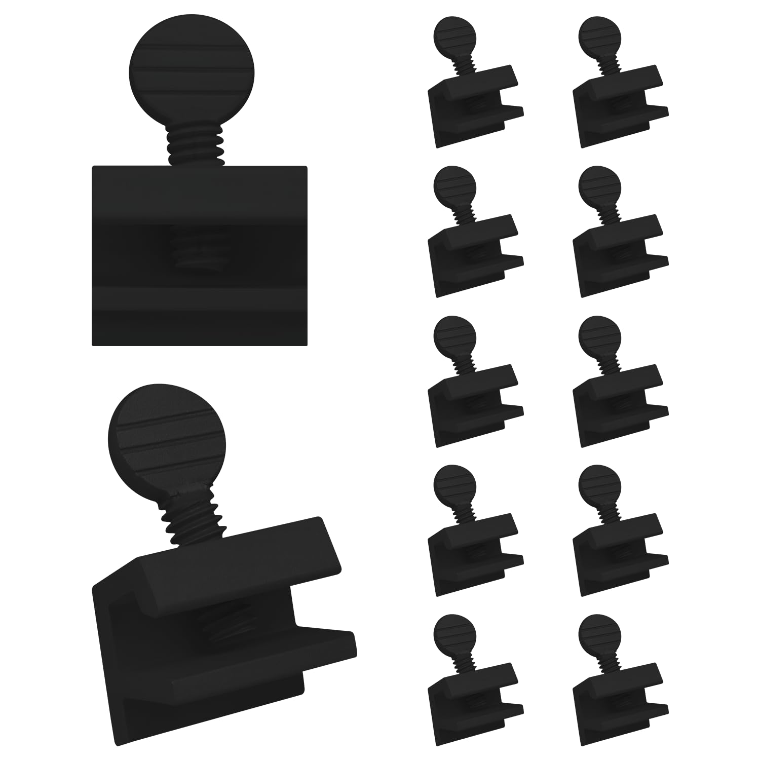 "Nuk3y Sliding Window Security Locks (Black, 12 Pack)"