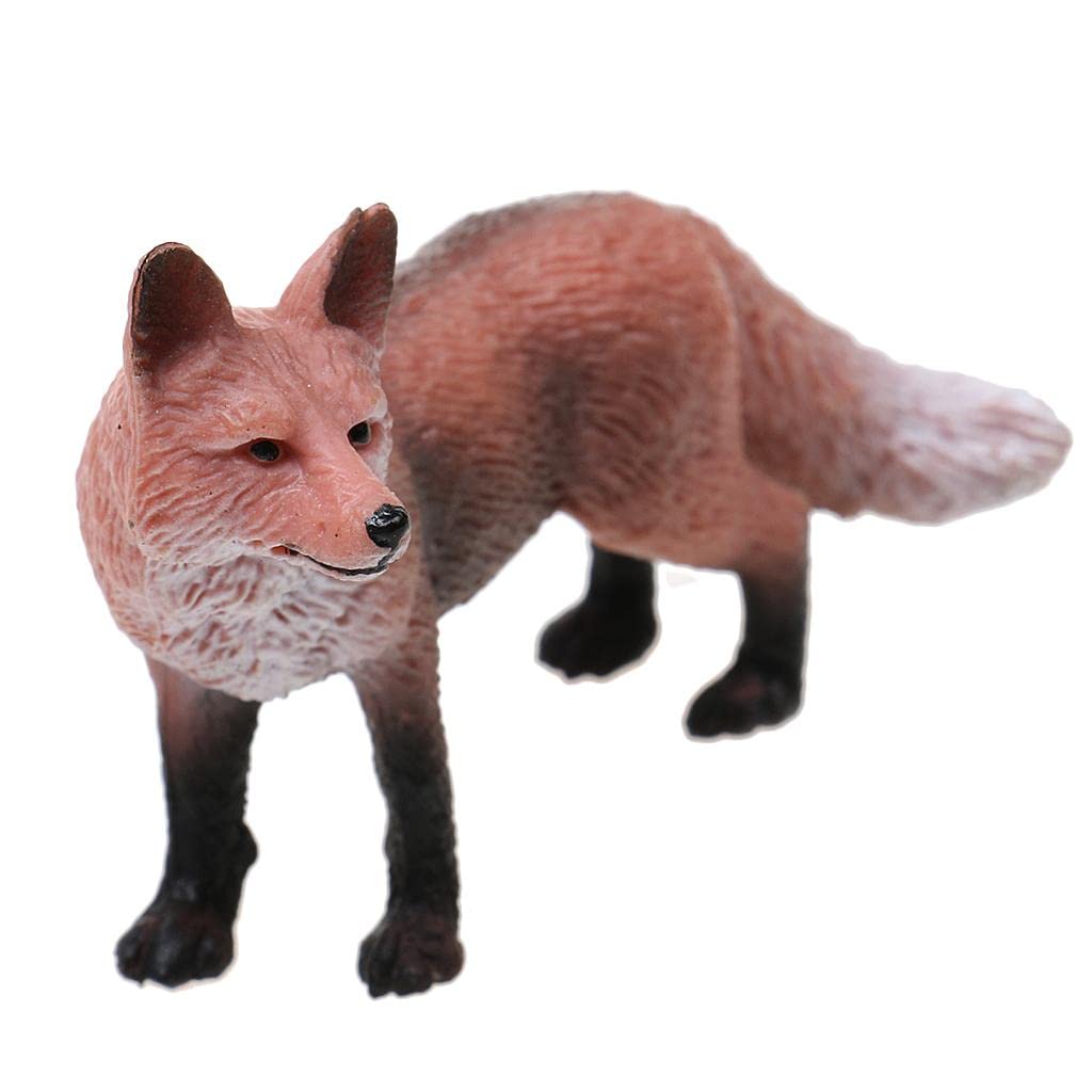 MYADDICTION Simulation Red Fox Animal Model Figure Kids Toy Story Telling & Teaching Props Toys & Hobbies | Educational | Science & Nature | Animals & Nature