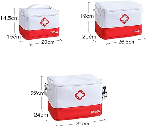 Miniatura 8 de Bolsa vacía de primeros auxilios, bolsa de emergencia, kit de supervivencia de viaje, bolsa de medicina, botiquín médico de primeros auxilios, bolsa