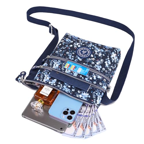 Image of AOCINA Small Wallet Purse Canvas Mini Purse Crossbody Phone Purse Bag for Girls Teens Boys Women