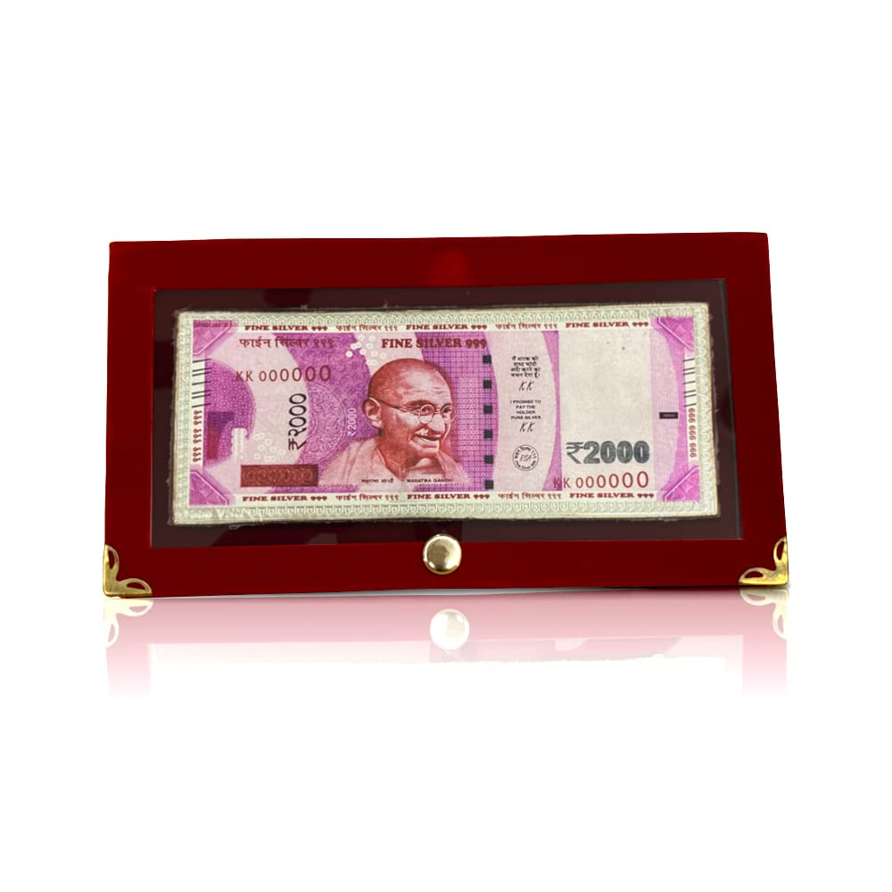 Silver Currency note 999 Pure Silver currency note with Exclusive Velvet Gift Case-image-17