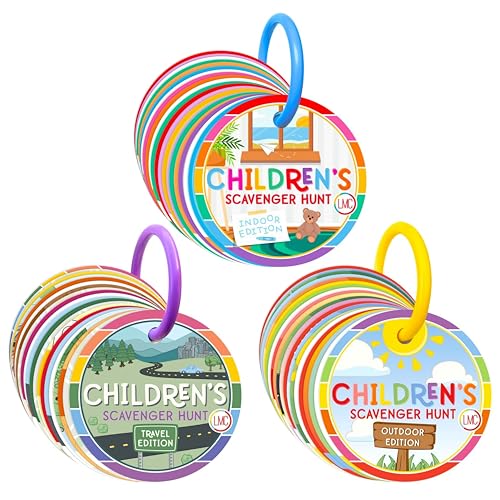 LMC Products Children's Scavenger Hunt: Outdoor, Indoor, & Travel Editions