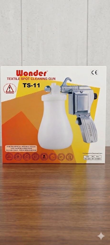 Textile Spot Cleaning Gun Wonder TS-11 | Industrial Fabric Stain