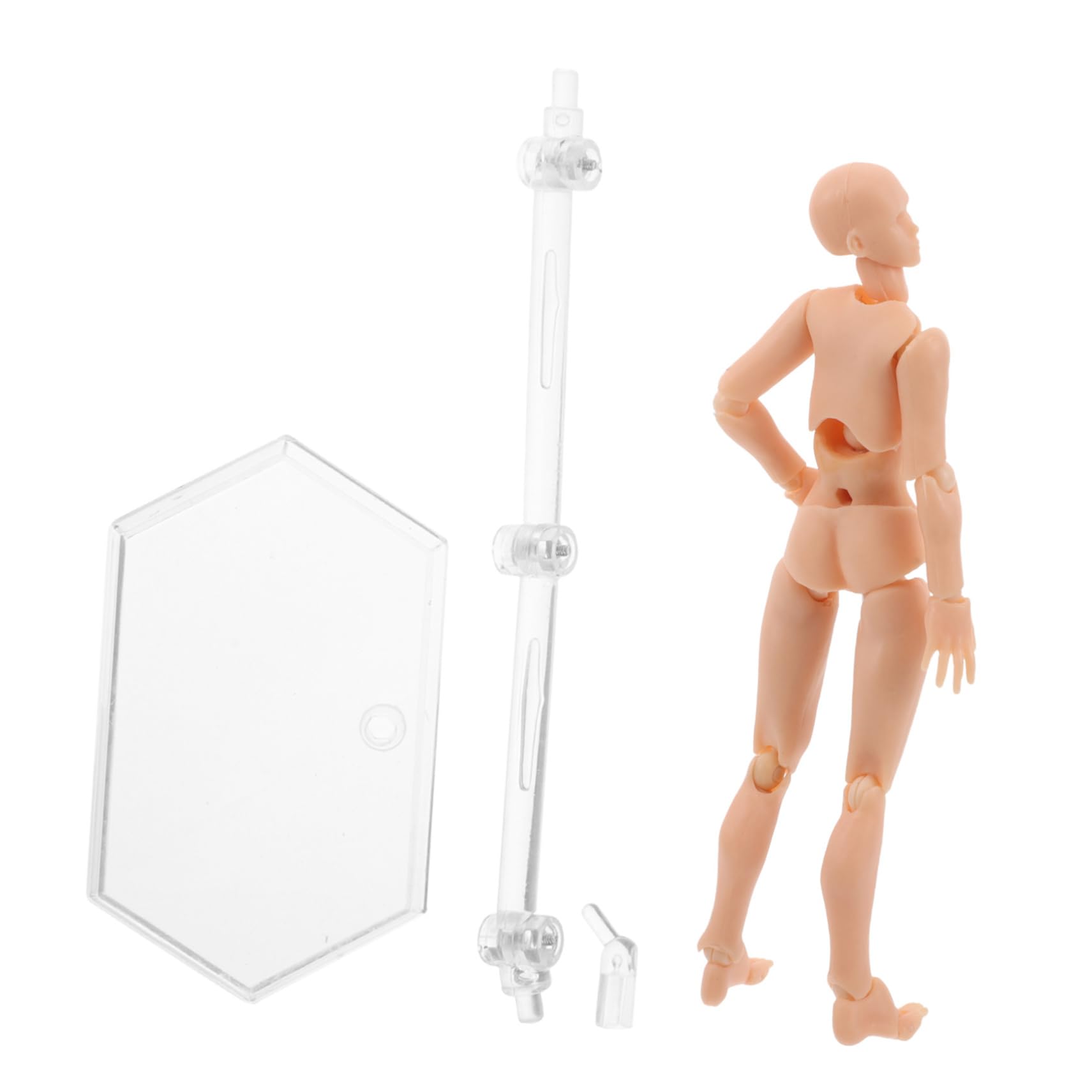 VICASKY Painting Mannequin Figure Jointed Doll Pose Base for Art Figures Sculpture Stand for Drawing