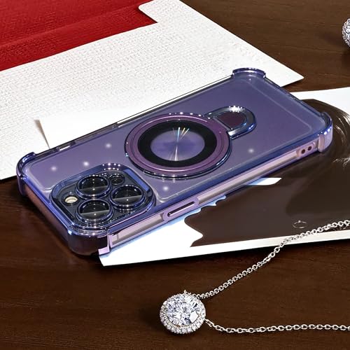 Coque transparente iPhone 14 Pro Max haut de gamme antichoc avec objectif plaqué - 5
