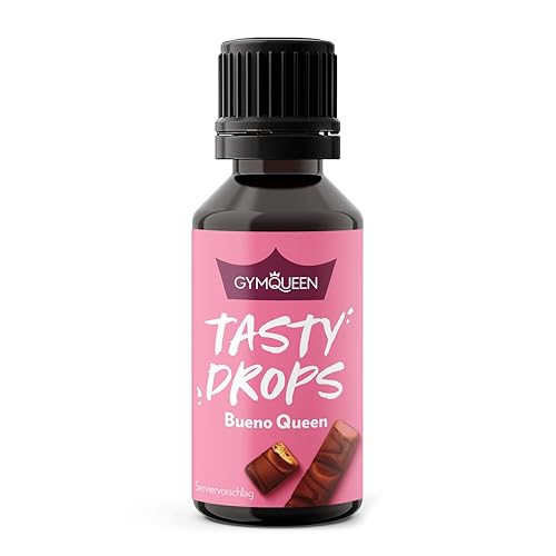 GymQueen Tasty Drops, Bueno Queen, Flavour Drops ohne Kalorien, 30ml - Bueno Queen - 30 ml (1er Pack)