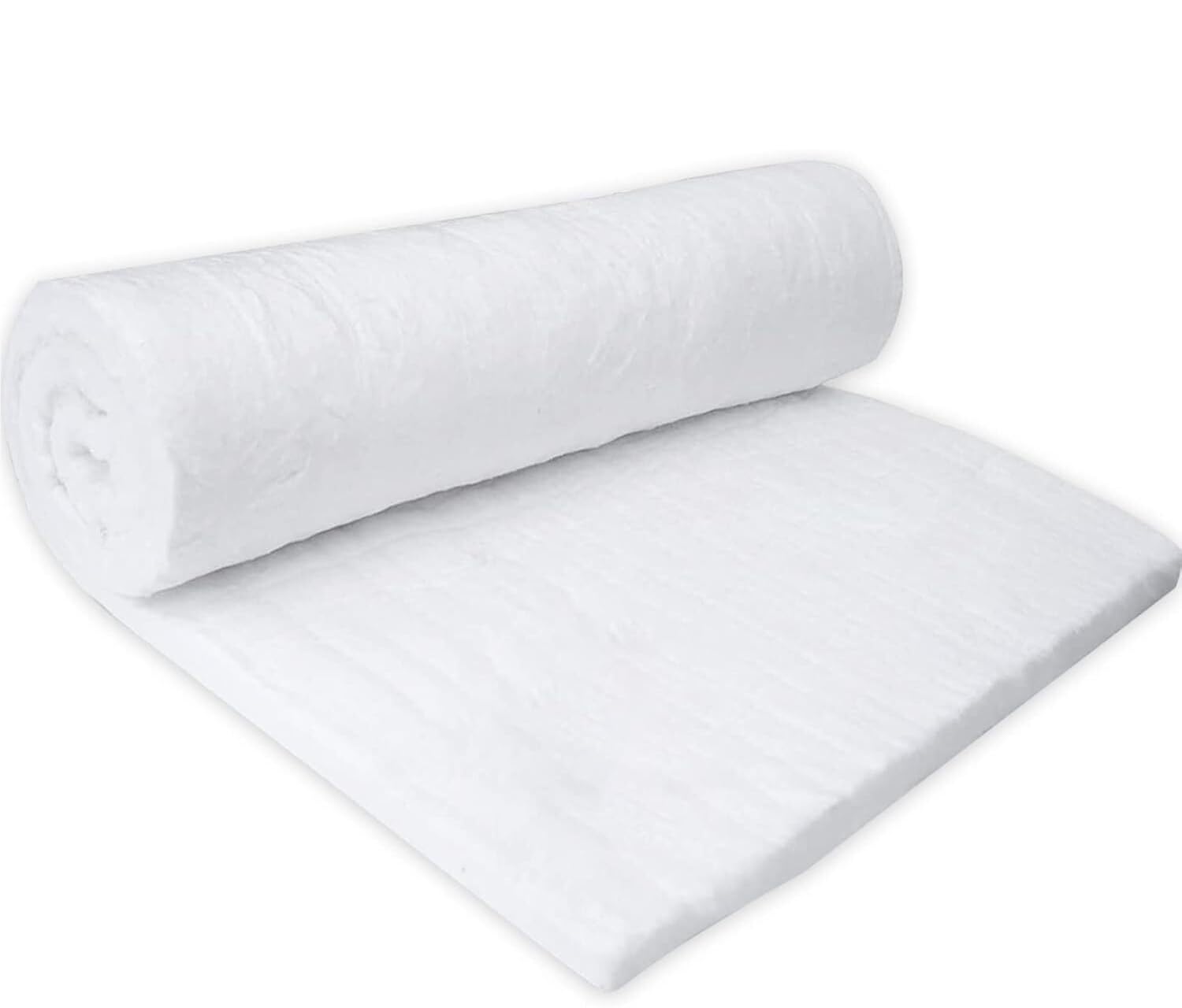 Pigymmlfx One Color High-Temperature Ceramic Fiber Blanket - Fireproof Insulation Baffle Rated To 2400°F(60Inx24inx1in/1Pcs)