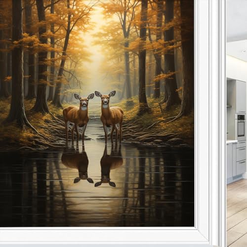 Vinilo Decorativo para Ventana con Diseños Naturales 17.7x23.6 in miniatura 1