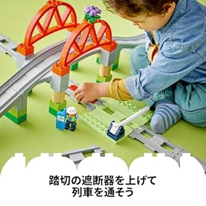 Amazon.co.jp - レゴ® デュプロ デュプロのまち 鉄道レールと橋 10426