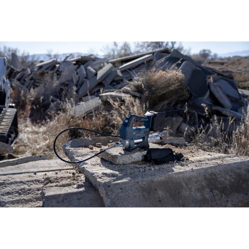 Image of BOSCH GFP18V-10N 18V Grease Gun 10,000 PSI Max Pressure Brushless Motor Portable Greasing Tool for Automotive & Heavy Equipment (Bare Tool)
