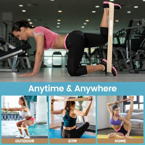 Image of WIKDAY Resistance Bands for Working Out Exercise Loop Bands Workout Bands Set for Men Women Body Stretching, Crossfit Training, Home Workout, Physical Therapy, Booty Legs, Set of 5