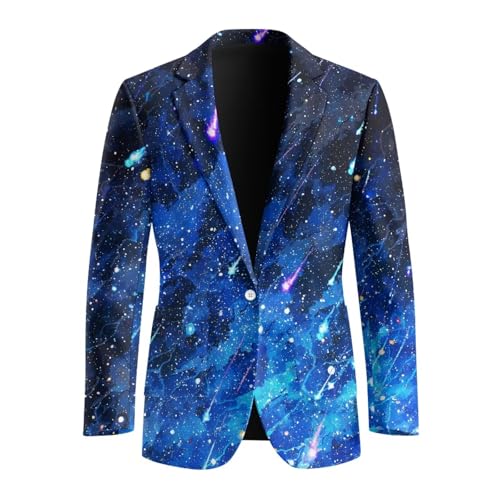 Mumeson Line One Button Casual Blazer for Men Slim Fit Lapel Suit Jacket with Pockets Lightweight Sports Coat4