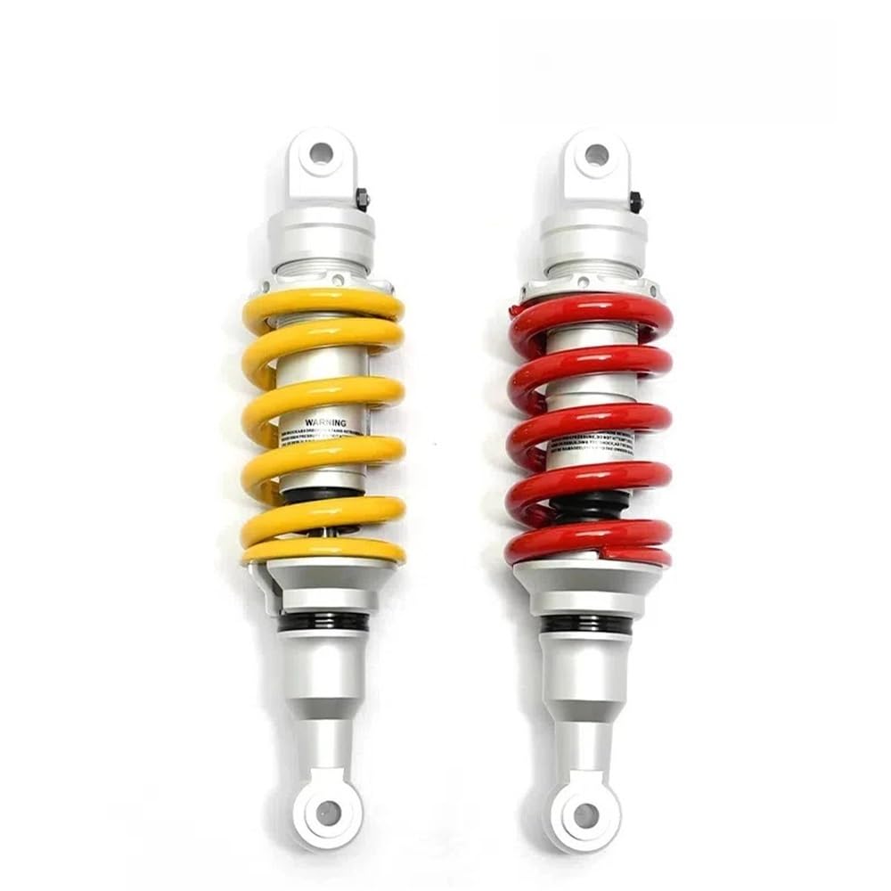 1 szt. Uniwersalny motocykl 285MM Regulowany tylny amortyzator Olej Gaz Mieszanie dla tylnego zawieszenia amortyzatora(Red)