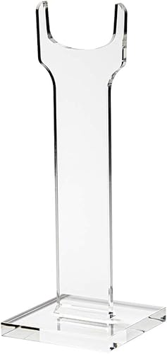 Rifle, soporte de exhibición de pistola larga con parte superior ancha, para exhibiciones y espectáculos, acrílico transparente, se vende como