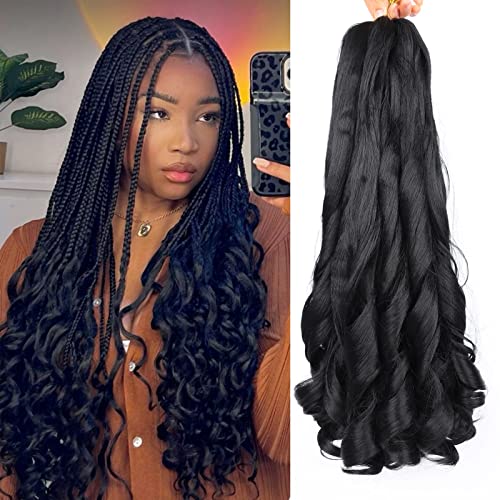 French Curly Braiding Hair 18 Inch Lianzi
