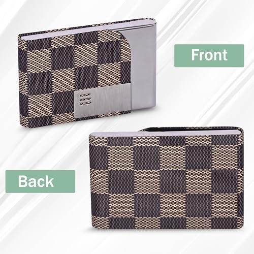 Image of Mini2buy Customized Name Engraved Card Holder for Credit, Debit, ATM, and Business Visiting Cards from Premium Stainless Steel Size Ideal for Personal use or Corporate Gifting (Bronze)