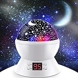 Night Light SCOPOW Star Projector Night Lights for Kids Room with Timer Rotating Kids Lamp Star Projector for Ceiling for Adults Glow in The Dark Stars, 2-10 Year Old Boy Gifts Teen Girls Room Decor