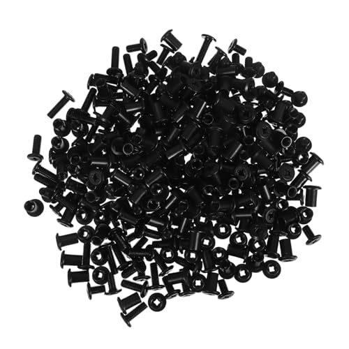 HAWILLOSCH Strongest Furniture Fasteners 170 Sets of Steel Screws and Nuts Enhancing Aesthetic and Stability