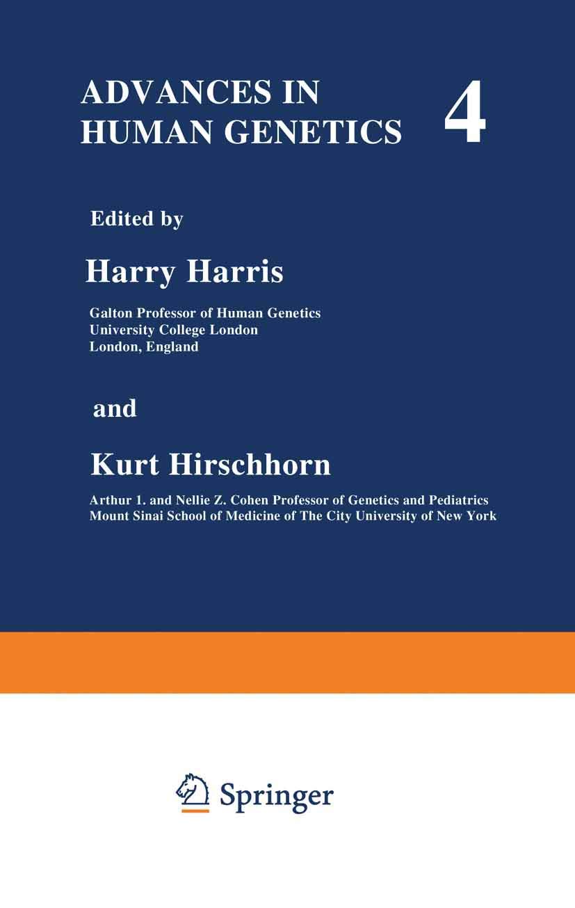 Buy Advances in Human Genetics — BookShops.in