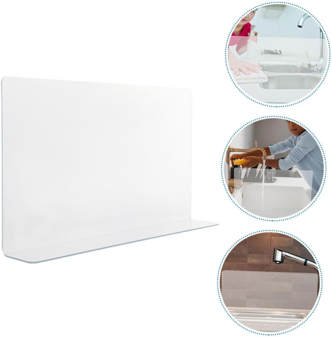 PRETYZOOM 10pcs Bathroom Splash Guard Bathtub Guard Shower Splash Wall Protector