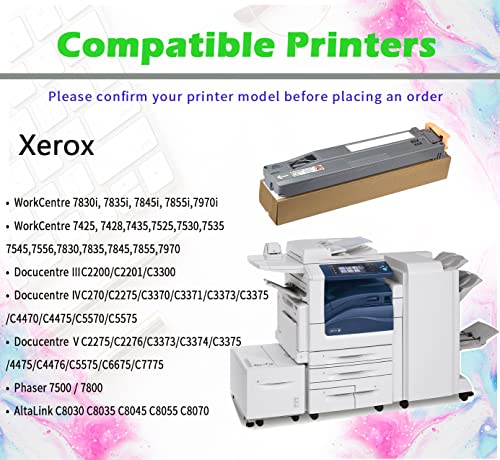 Workplus 008R13061 Compatible Waste Toner Container For Workcentre 7830, 7835, 7845, 7855, 7970, 7425, 7428, 7435, 7525, 7530, 7535, 7545, 7556,Phaser 7500/7800 Waste Toner Container #TOP1