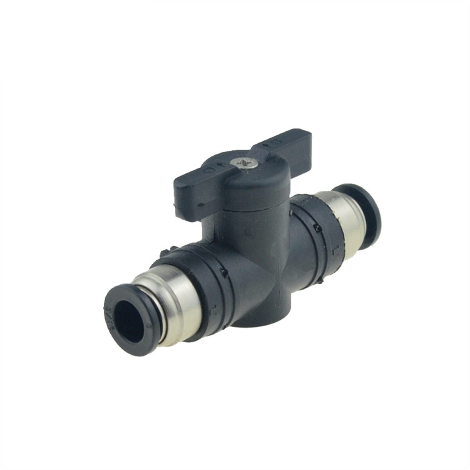 Garden Plumbing Pneumatic Fittings Air Quick Couplings Connectors 8mm 10mm 6mm 4mm 12mm Water Tubes Push-in Tubes Flow Control Crane Couplings (Color : BUC, Size : 10mm)