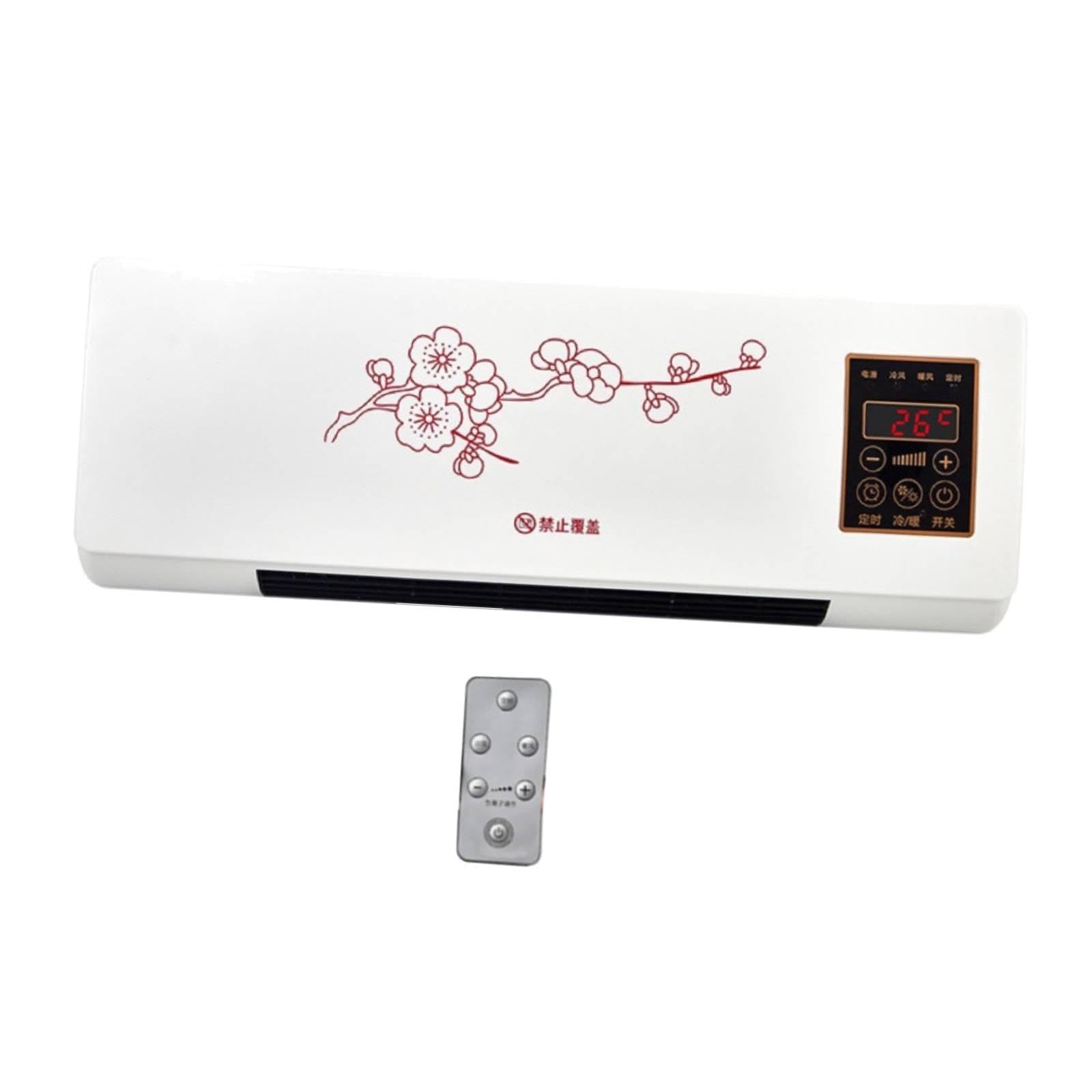 Mini Split Air Conditioner Heater Wall Mounted Dorm Apartment with Heat Pump Red Flower|Home & Garden| Home Improvement| Heating, Cooling & Air| Heating & Cooling Appliances| Portable Air-image-10