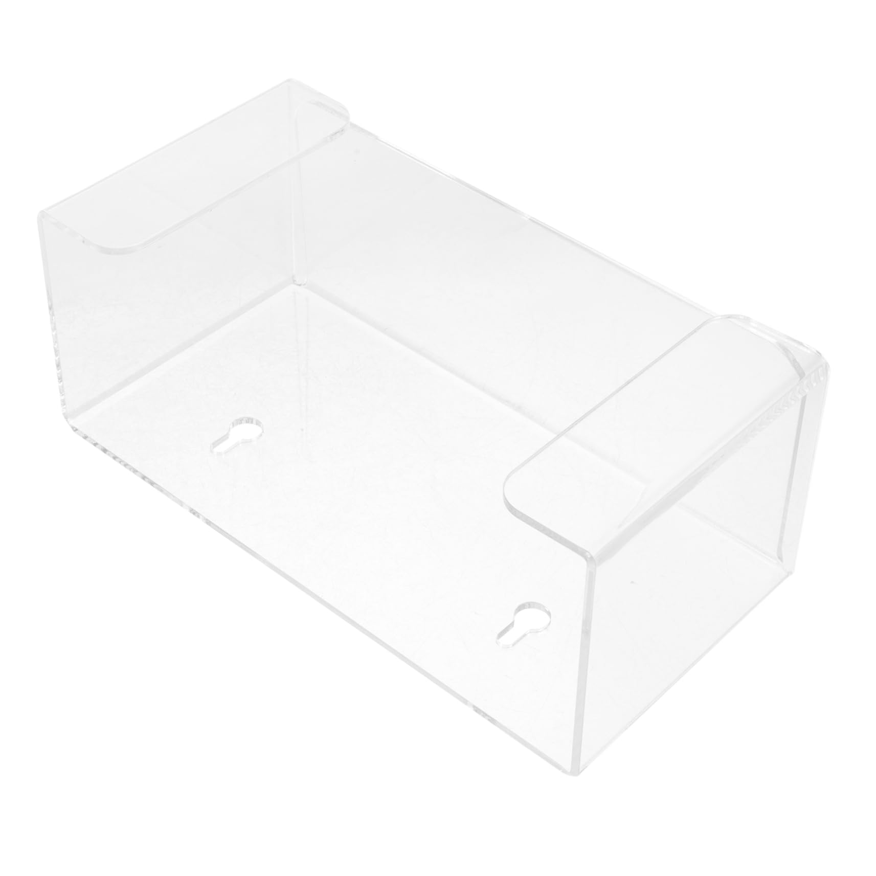 Ciieeo 3 Pièces Distributeur de Masques et Mural Support Transparent pour Laboratoire Organisateur de Masques de Rangement