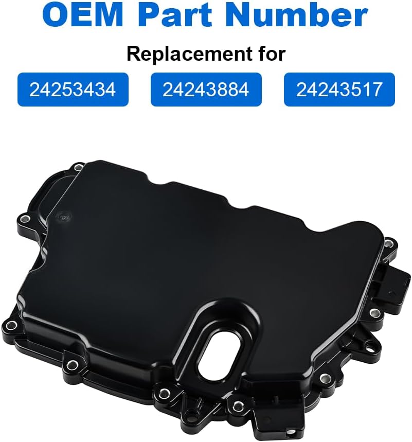 Transmission Cover Transmission Oil Pan Compatible with Buick Cascada Encore Chevy Malibu Cruze Sonic GMC Pontiac Saturn Transmission Valve Body Cover Replacement for 24253434 24243884 24243517