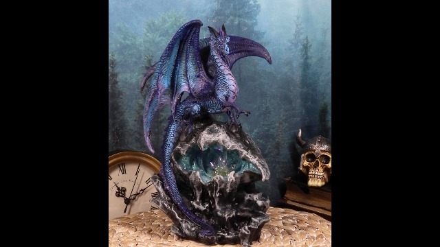 Amazon.com: Ebros Gift Aqua Spyro Blue Elemental Dragon Perching