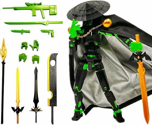 Image of YOURKARTS.COM Injection Molded Robot Toy Multi-Jointed Action Figure for Kids & Adults | Durable Plastic DIY Model with Realistic Movement & Manual | Cool Collectible Gift | car Accessories 2025