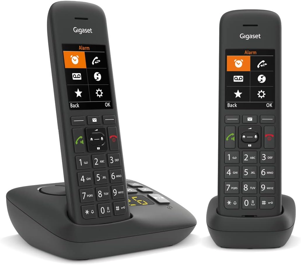 Gigaset Premium C575A Cordless Phone, Twin Handset with Answer Machine and Nuisance Call Block