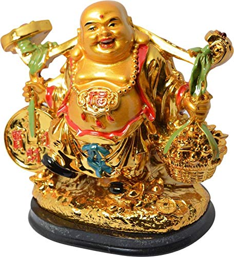 Nexxa Feng Shui Standing Shravan Laughing Buddha Happy...