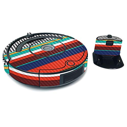 MightySkins Carbon Fiber Skin for iRobot Roomba 675