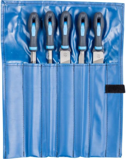 Pferd 11800552 Type Cut 2 Machinist's File Set, Multi-Colour, 300 mm, Set of 5 Pieces