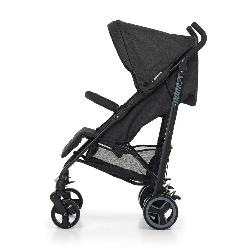 Foppapedretti Passeggino Compatto Hurrà 0-15 kg Nero Melange