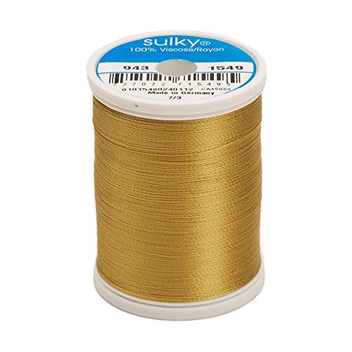 Hilo Rayon Sulky 850 yd 2-Ply 40wt Flax miniatura 1
