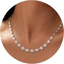 925 Sterling Silver Womens Necklace Chain, Sterling Silver Leaf Necklace, Waterproof-Tarnish Resistant, Jewelry Gift for Women, Available in 16/18/20/22 Inches