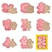 Produktbild CTDMJ Christmas Cookie Cutters Set 8 Piece Cookie Baking Mould 3d Creative Cookie Cutter ,Santa Claus, Christmas Tree, Gingerbread, Boy And Girl, Snowman, Reindeer, Cookie Cutter For Christmas Baking