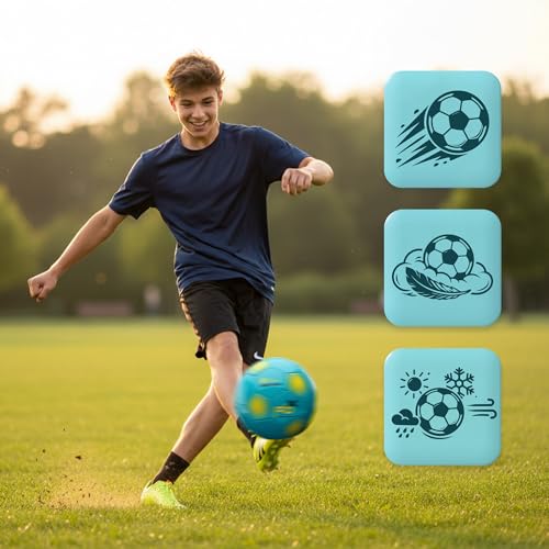 meteor Ballon de Football d’Entraînement FBX – Tailles 5/4 / 3/1 – Ballon de Foot Résistant pour Enfants, Adultes et Loisir Extérieur – vue 2