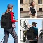 Camera Sling Backpack with 10.9'' Laptop Compartment, TORIBIO 15L Water Resistant Camera Bag for DSLR Canon Nikon Sony Fuji Cameras