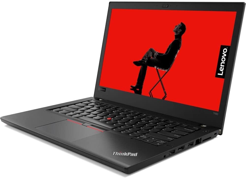 Lenovo (Refurbished) ThinkPad T480 Windows 11 Ultrabook - 14" Full HD Quad Core i5-8350U 16GB 256GB SSD HDMI Webcam WiFi PC Laptop