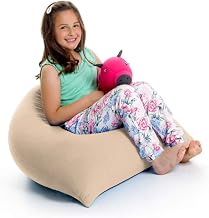 Yogibo Pyramid Yogibo Pyramid Light Gray Bean Bag Chair Single Person Sofa with Backrest