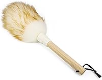 Vista 1 de Wool Lambswool Cleaning Brush Duster,Wood Handle,Hanging Rope,Anti-Static,Comfortable Grips, for Piano,Guitar and Other Stringed Instruments and
