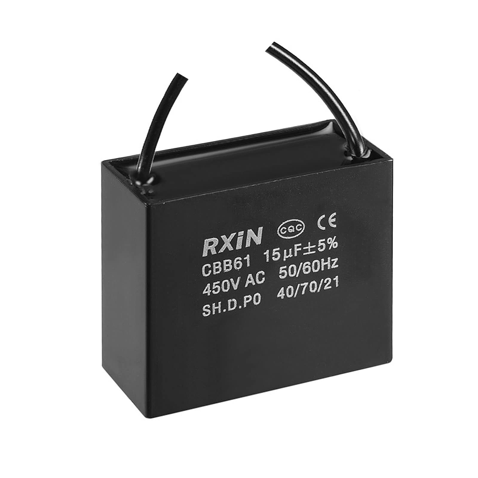 Condensatore Ventilatore Soffitto YOKIVE CBB61 - 4uF 450V AC, Per Motori E Pompe, 2 Fili - Foto 12