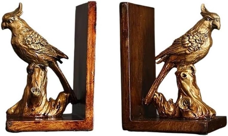 Book Ends Resin Book Ends, Bookends or Door Stops for Animal and Book Lovers - 14cm Height Book Ends for Shelves