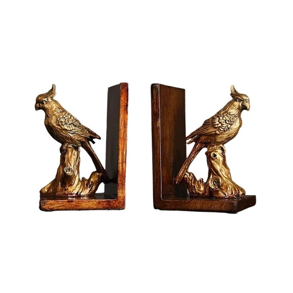 Shelves Resin Book Ends, Bookends or Door Stops for Animal and Lovers - 14cm Height Book Support