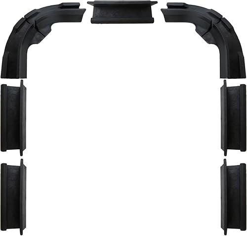 Miniatura 6 de Performance 7 piezas de tira de luz negra soporte de fijación de pared para Philips Hue Play tiras de luz degradadas soportes de montaje para TV